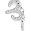 charm aries Metal Aries charm with rhinestones