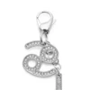 charm cancer Metal Cancer charm with rhinestones