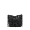 charm-d bucket s Charm-D S-Mini bucket bag in treated quilted denim