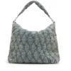 charm-d hobo Charm-D-Large hobo in argyle quilted denim