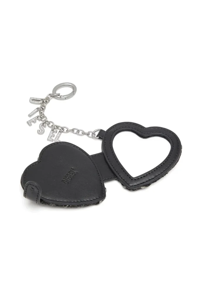 charm-d mirror Mirror charm in argyle quilted denim