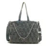 charm-d shopper Charm-D-Tote bag in Argyle quilted denim