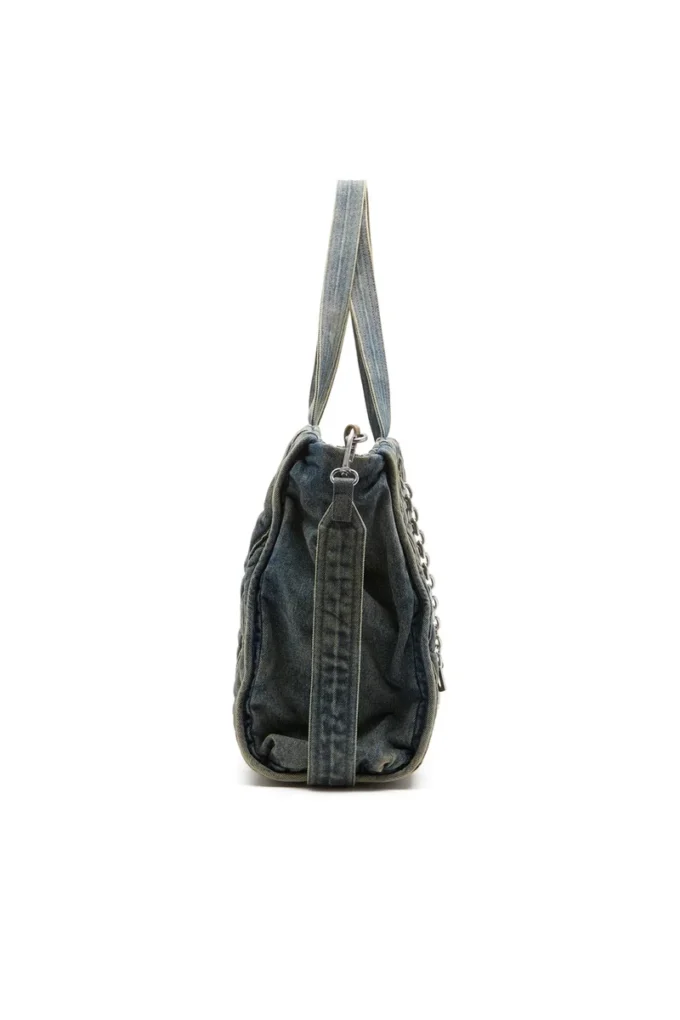 charm-d shopper Charm-D-Tote bag in Argyle quilted denim