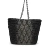 charm-d shopper m Charm-D-Tote bag in quilted denim
