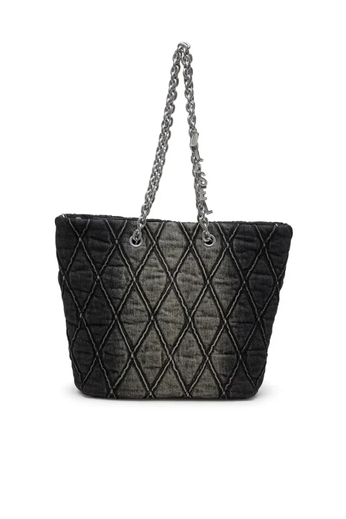 charm-d shopper m Charm-D-Tote bag in quilted denim