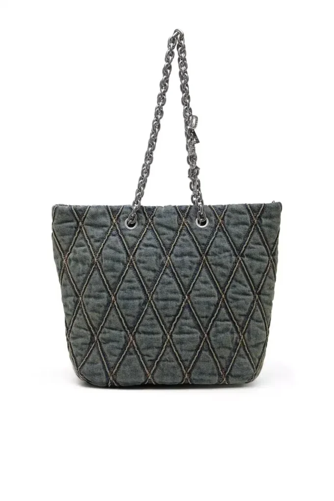 charm-d shopper m Charm-D-Tote bag in quilted denim
