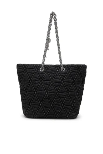 charm-d shopper m Charm-D-Tote bag in quilted denim