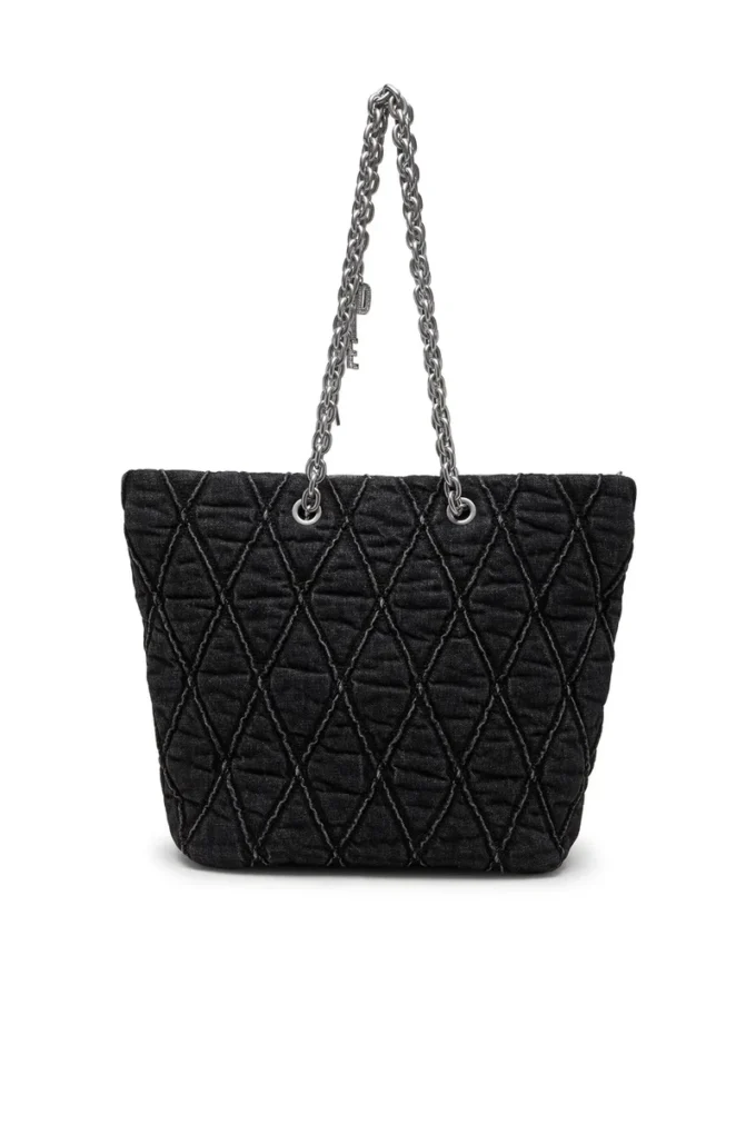 charm-d shopper m Charm-D-Tote bag in quilted denim
