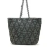 charm-d shopper m Charm-D-Tote bag in quilted denim