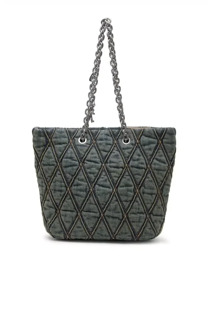 charm-d shopper m Charm-D-Tote bag in quilted denim