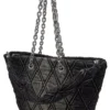 charm-d shopper m Charm-D-Tote bag in quilted denim