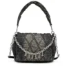 charm-d shoulder m Charm-D M-Shoulder bag in quilted denim