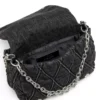 charm-d shoulder m Charm-D M-Shoulder bag in quilted denim