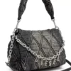 charm-d shoulder m Charm-D M-Shoulder bag in quilted denim