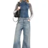 charm-d shoulder m Charm-D M-Shoulder bag in quilted denim