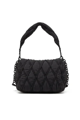 charm-d shoulder m Charm-D M-Shoulder bag in quilted nylon