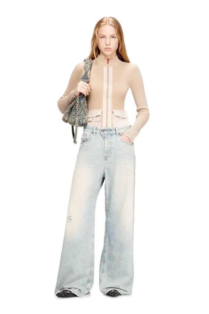 charm-d shoulder s Charm-D S-Small handbag in quilted denim