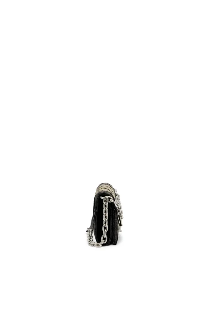 charm-d wallet strap Wallet purse in argyle quilted denim