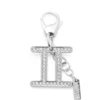 charm gemini Metal Gemini charm with rhinestones