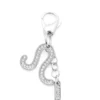 charm leo Metal Leo charm with rhinestones