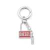charm-lock Metal keyring charm with padlock design