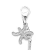 charm pisces Metal Pisces charm with rhinestones