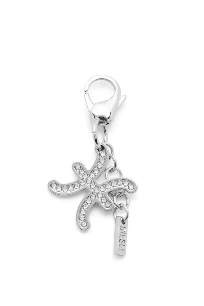 charm pisces Metal Pisces charm with rhinestones