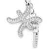 charm pisces Metal Pisces charm with rhinestones