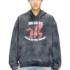 cl-s-boxt-hood-horse Hoodie tie-dye with horse graphic print