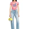 cl-t-uncutie-horse Cotton stretch T-shirt with horse graphic print