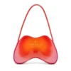 coconut bl_m bag Double-D-Glossy shoulder bag with lotus print