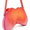 coconut bl_m bag Double-D-Glossy shoulder bag with lotus print