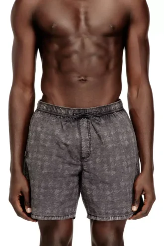 conor-43-dnm Swim shorts with faded houndstooth pattern