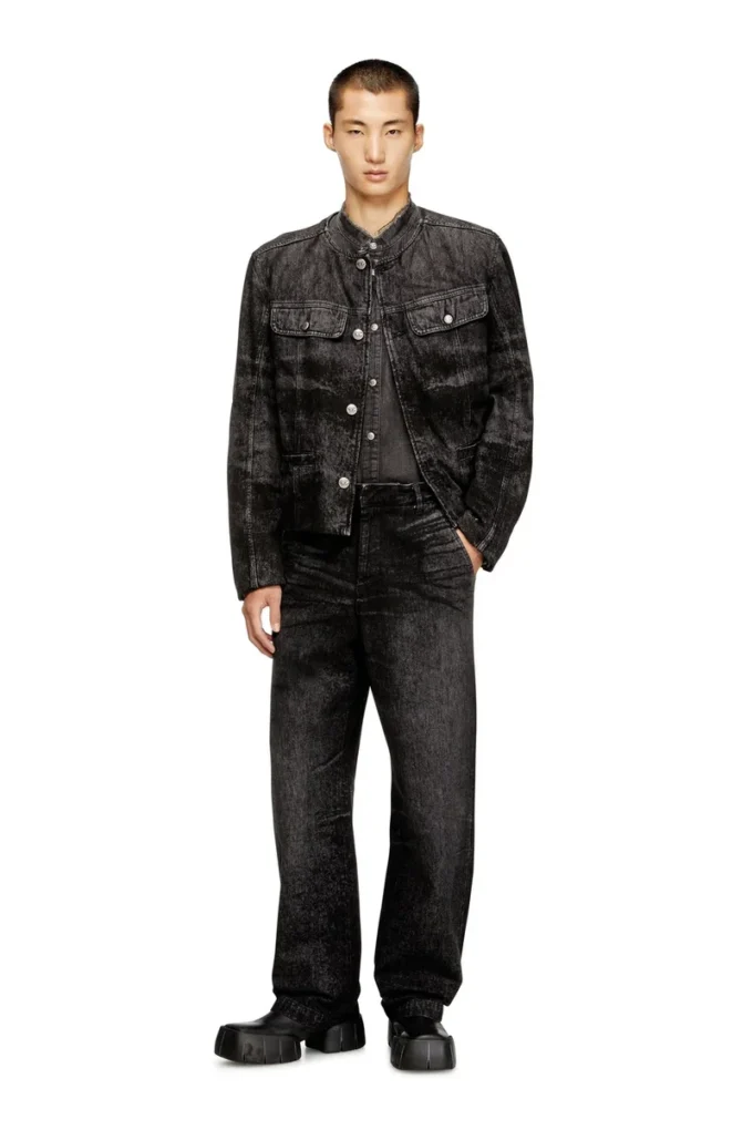 d-aberdeen-fsh2 Jacket in lasered cotton-hemp denim