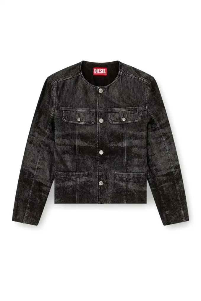 d-aberdeen-fsh2 Jacket in lasered cotton-hemp denim