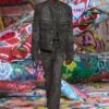 d-aberdeen-fsh2 Jacket in lasered cotton-hemp denim