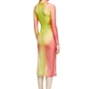 d-afnic Layered midi dress with lyrics print