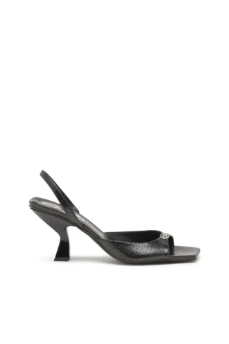 d-amber 75 sandal D-Amber-Slingback sandals in lizard-effect leather