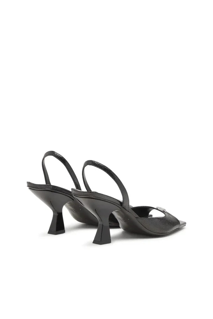 d-amber 75 sandal D-Amber-Slingback sandals in lizard-effect leather