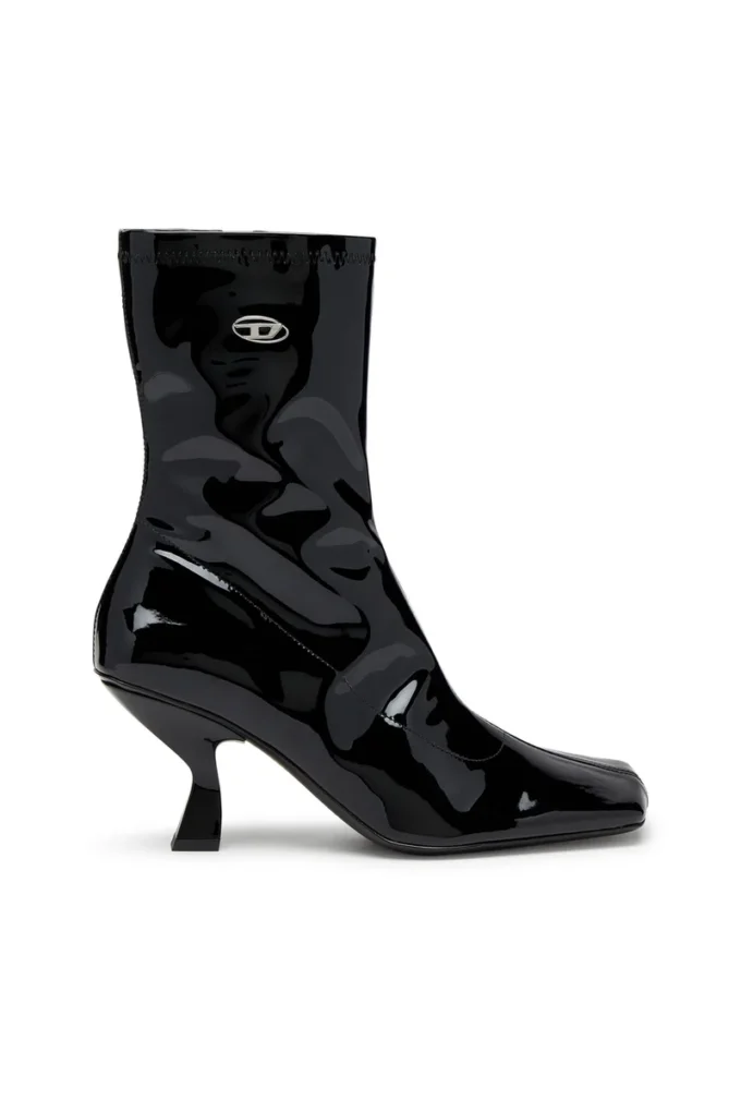 d-amber md bt D-Amber-Ankle boots in patent stretch PU