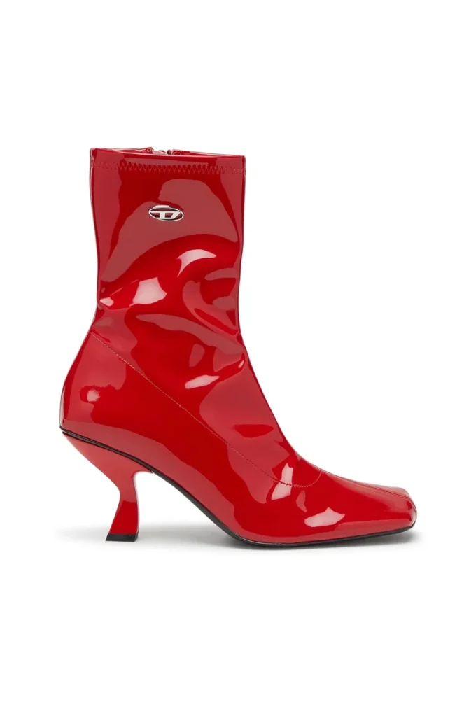 d-amber md bt D-Amber-Ankle boots in patent stretch PU