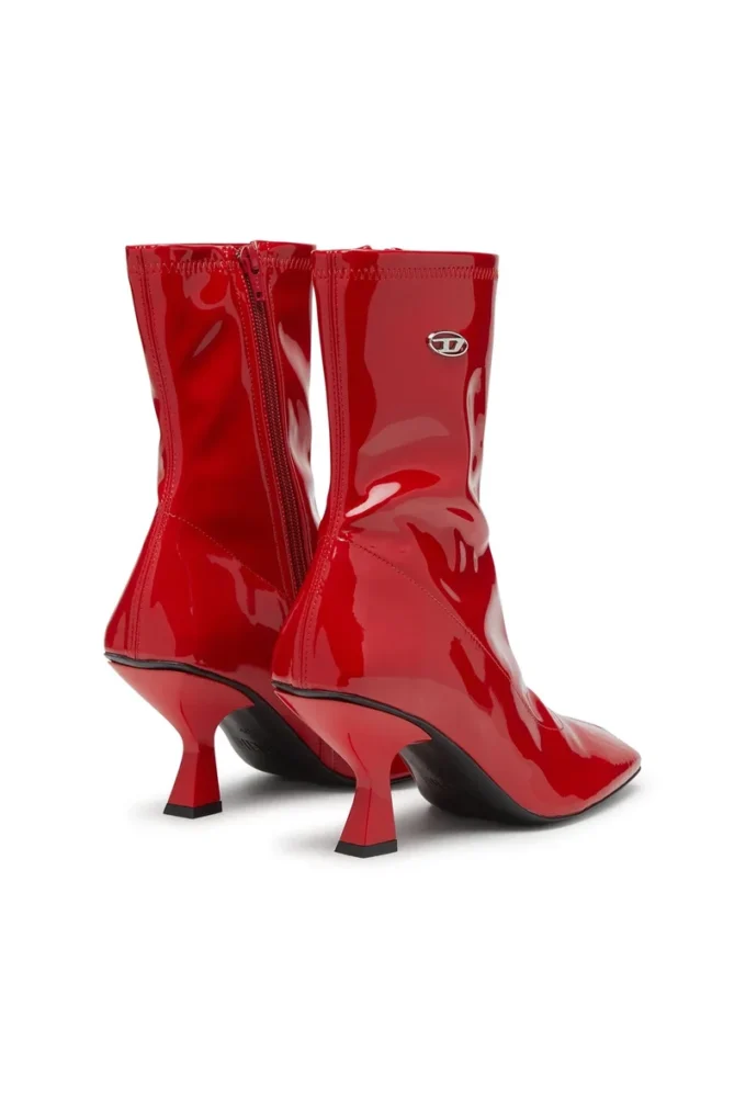 d-amber md bt D-Amber-Ankle boots in patent stretch PU