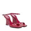 d-amber sandal wedge D-Amber-Wedge sandals in lizard-effect leather
