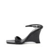 d-amber sandal wedge D-Amber-Wedge sandals in lizard-effect leather