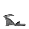 d-amber sandal wedge D-Amber-Wedge sandals in Lurex fabric
