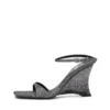 d-amber sandal wedge D-Amber-Wedge sandals in Lurex fabric