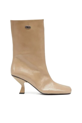 d-amber tube 75 D-Amber-Square-toe ankle boots with naplak effect