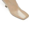 d-amber tube 75 D-Amber-Square-toe ankle boots with naplak effect