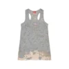 d-bilson Short tank dress with destroyed effect