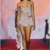 d-bilson Short tank dress with destroyed effect